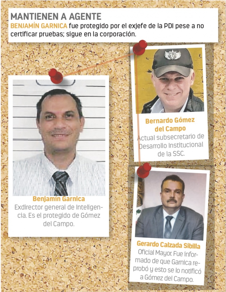 Comandante reprobado era Líder de Inteligencia