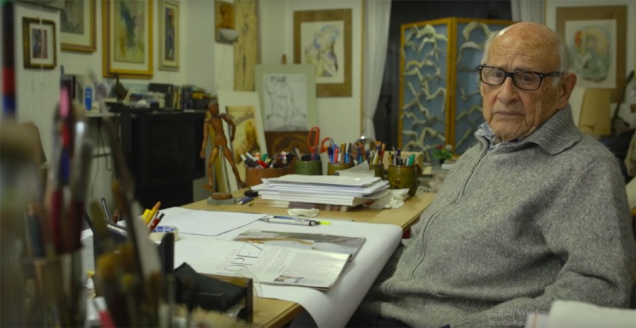 Muere Giorgio Michetti, youtuber de 107 años que enseñaba arte