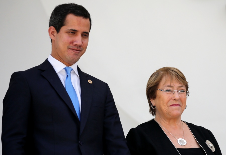 Bachelet y Guaidó, conversan sobre la crisis en Venezuela