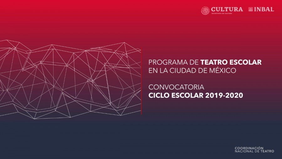 Abren convocatoria para el Programa de Teatro Escolar de la CDMX