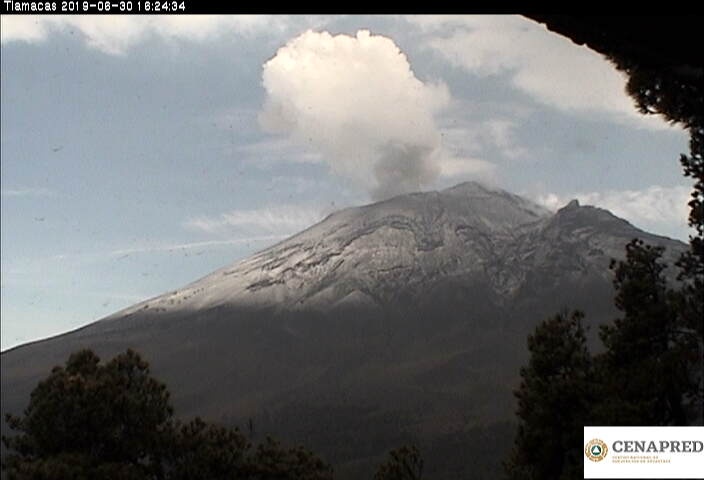 Popocatépetl incrementa actividad con 14 explosiones y 173 exhalaciones