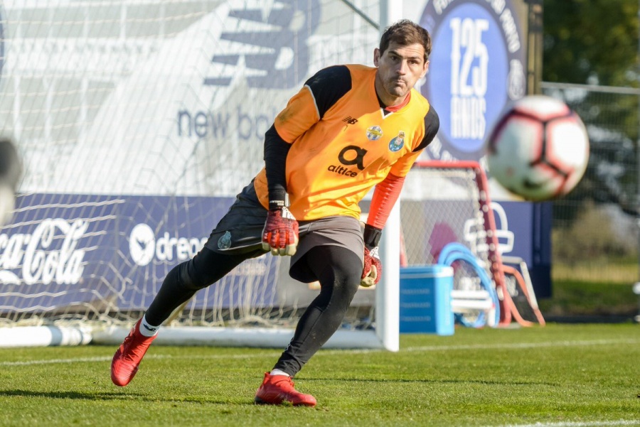 Iker Casillas vuelve a los entrenamientos con el Porto tras infarto