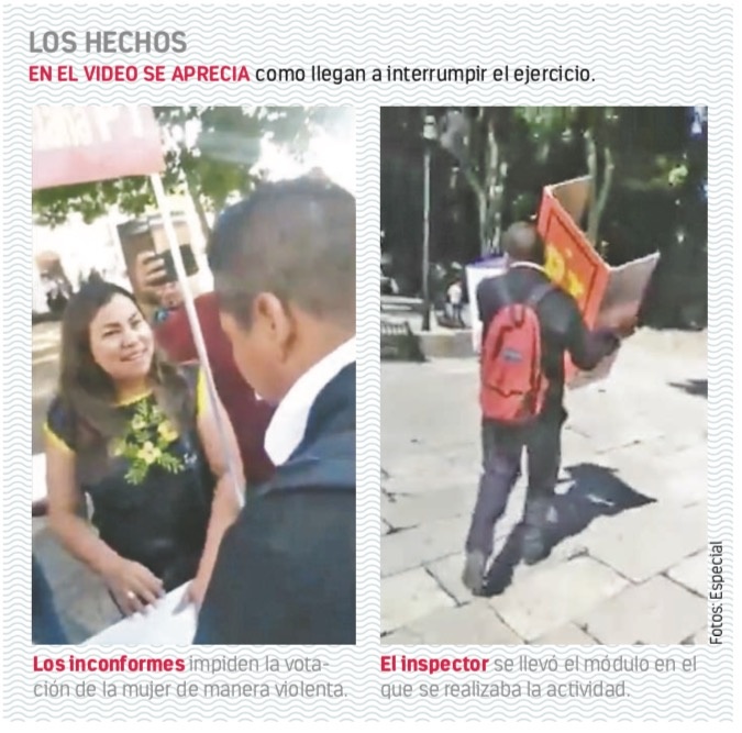 Chocan PT y Morena en Oaxaca por una consulta