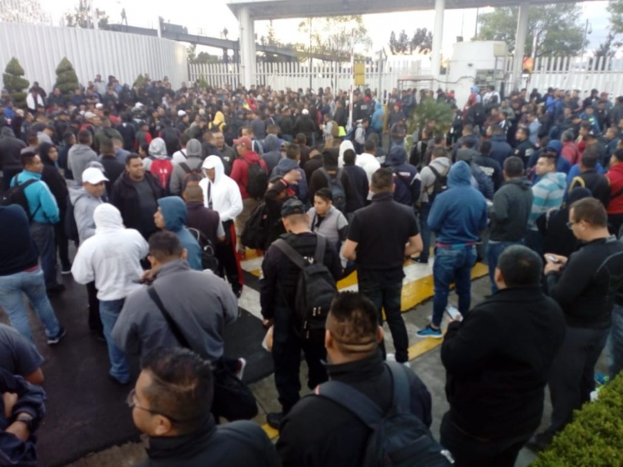 Policías Federales se manifiestan en Iztapalapa en contra de la Guardia Nacional