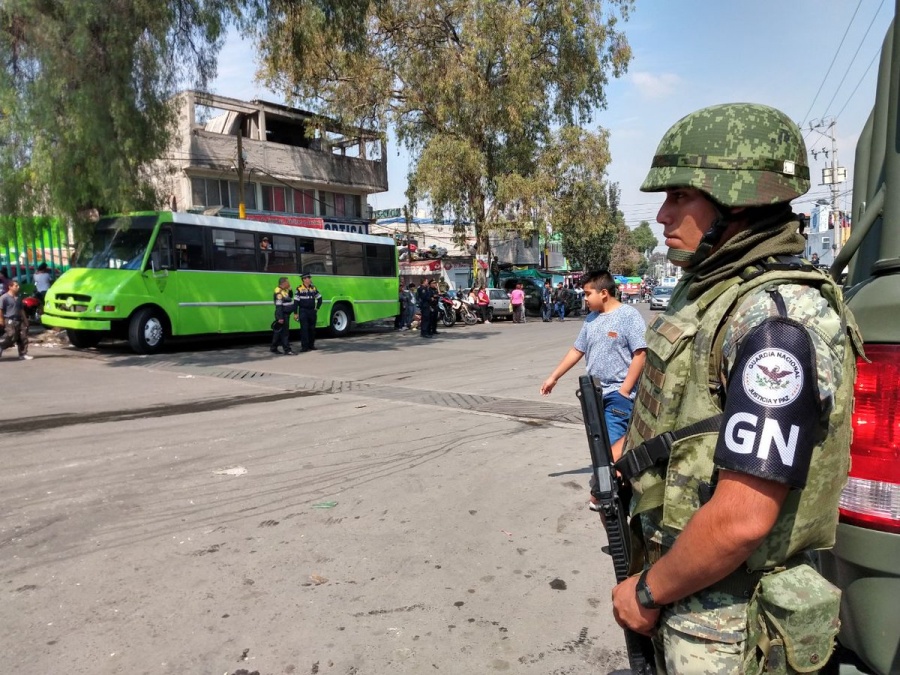Guardia Nacional llega a la Alcaldía Iztapalapa