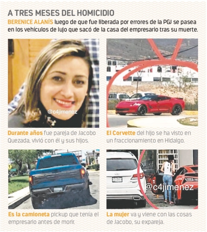 Viuda negra presume los autos de lujo de expareja