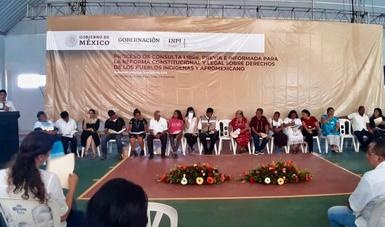 Pueblos indígenas de Hidalgo y Veracruz suman voces para la reforma constitucional sobre sus derechos