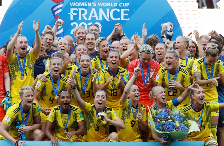 Suecia consigue el tercer lugar del Mundial Femenil