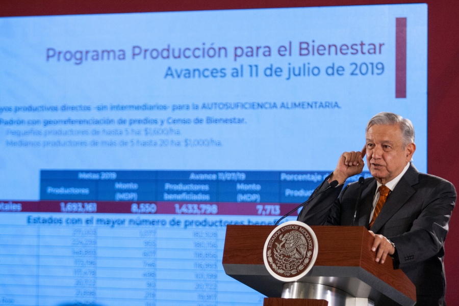 Afirma AMLO que abandono del campo fomentó inseguridad y violencia