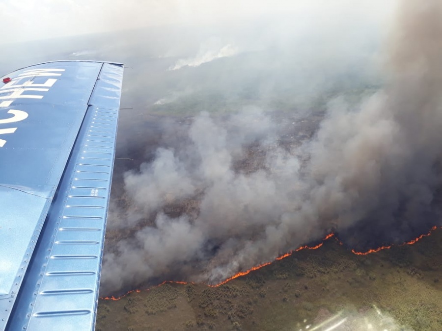 Se incendia reserva Sian Kaan en Quintana Roo
