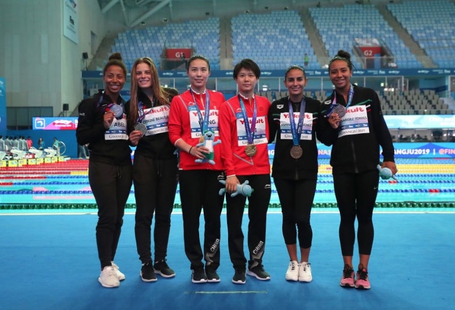 Clavadistas mexicanas ganan bronce en Mundial de Natación