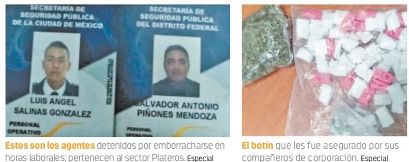 Policías tienen “fiesta” de drogas durante servicio