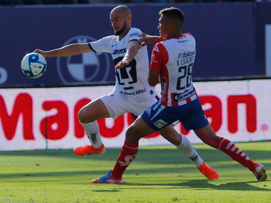 Pumas se lleva la victoria ante el Atlético de San Luis