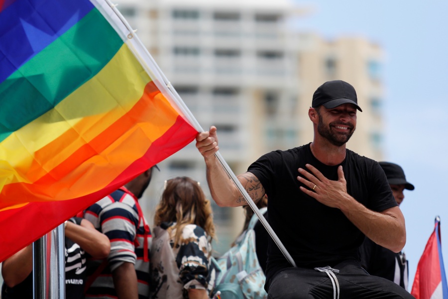 Ricky Martin se suma a las protestas y exige destitución de Ricardo Roselló