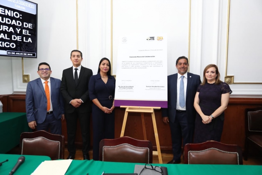 Congreso y Tribunal Electoral de la CDMX avanzan en agendas comunes