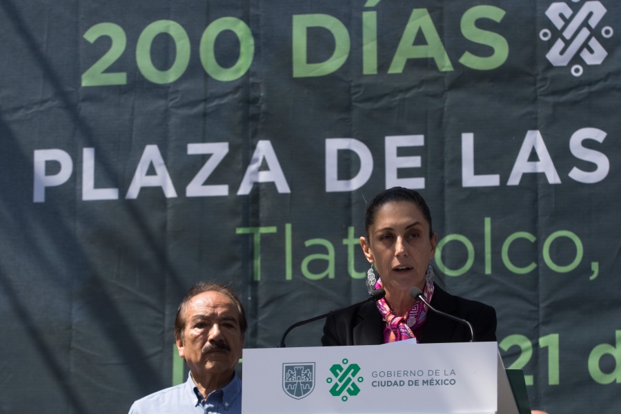 Piden claridad sobre recursos por informe de Sheinbaum en Tlatelolco