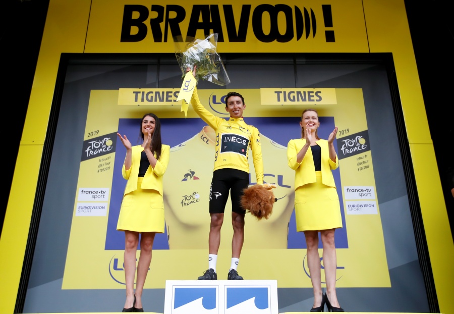 Colombiano Egan Bernal, comanda el Tour de Francia