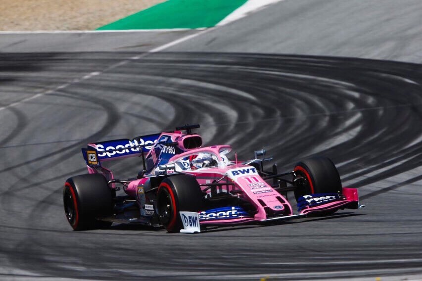 “Checo” Pérez roza el top ten en primera sesión del GP de Alemania