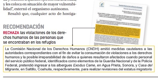 Busca CNDH detener presión a refugios con medidas cautelares