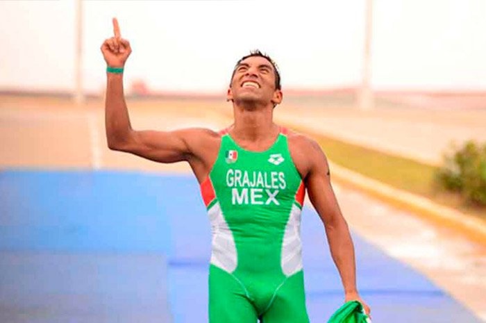 Segundo oro en los Panamericanos; Crisanto Grajales gana en la prueba de triatlón