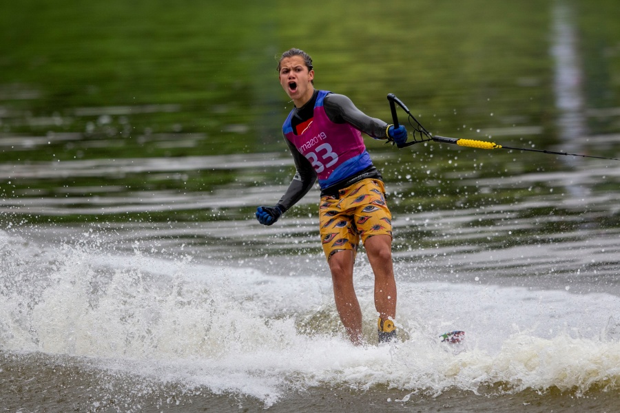 Patricio Font Nelson gana oro en esquí de figuras en los Panamericanos 2019