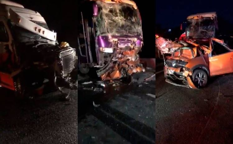 Accidente en carretera de San Luis Potosí deja cinco muertos