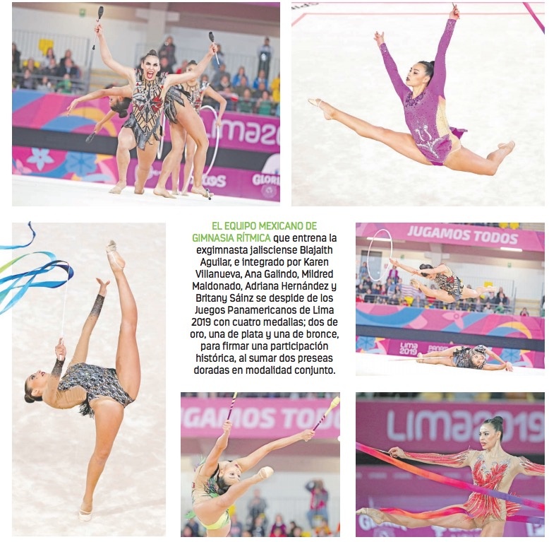 Elegancia de la Gimnasia Rítmica cierra con 4 Medallas Históricas