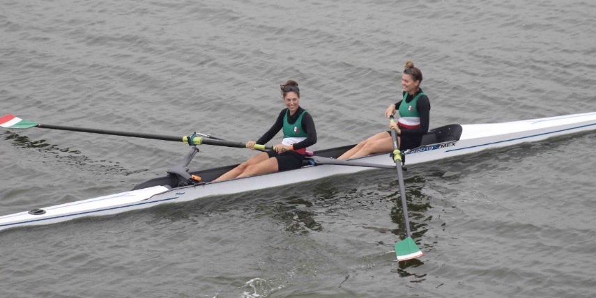 Fernanda Ceballos y Maite Arrillaga, ganan bronce en remos largos en Lima 2019