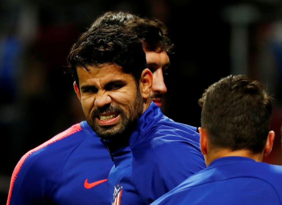 Diego Costa sufre lesión previo a debut con Atlético Madrid