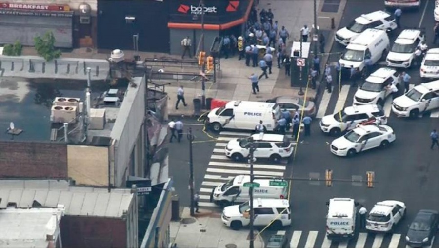 Tiroteo en Filadelfia deja a tres policías heridos