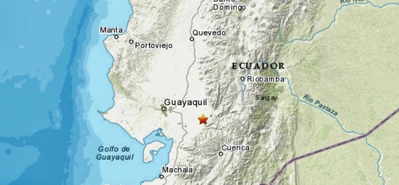 Sismo de 5.1 grados sacude a Ecuador