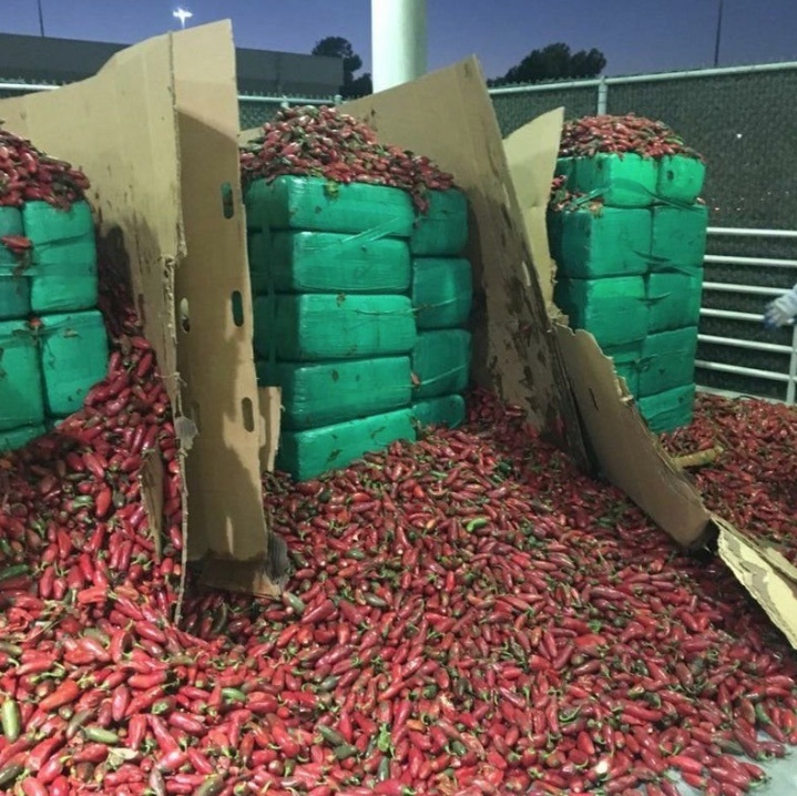 Detectan toneladas de marihuana en cargamento de chiles en California