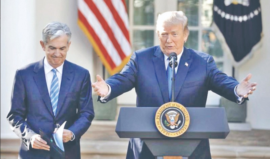 Trump insiste a la Fed bajar la tasa de interés