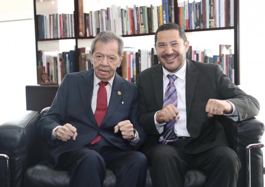 Muñoz Ledo y Batres “unidos contra el golpismo”