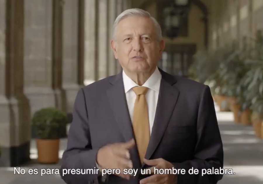 “No es para presumir”, la frase de AMLO en sus spots para el Informe de Gobierno