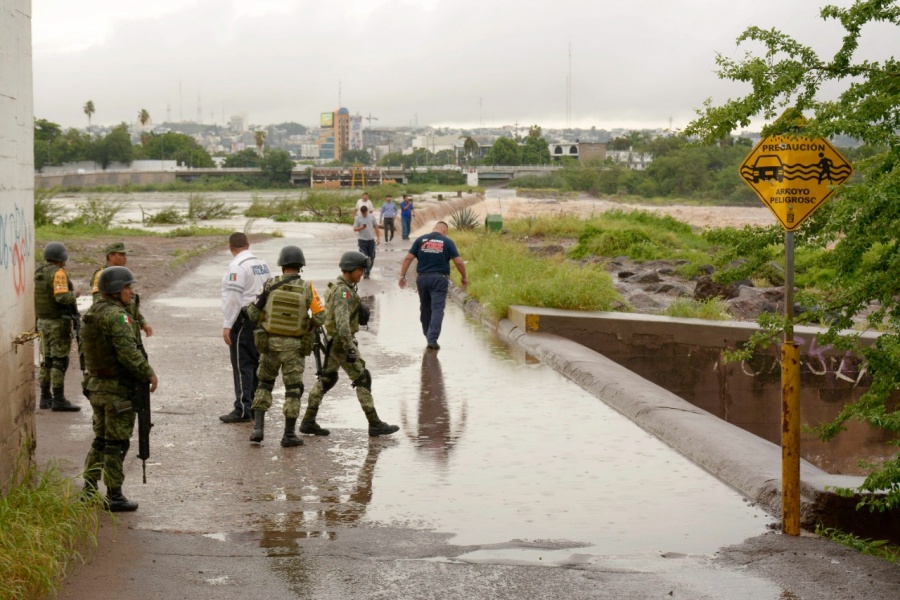 Sedena aplica plan DN-III-E en Culiacán por lluvias