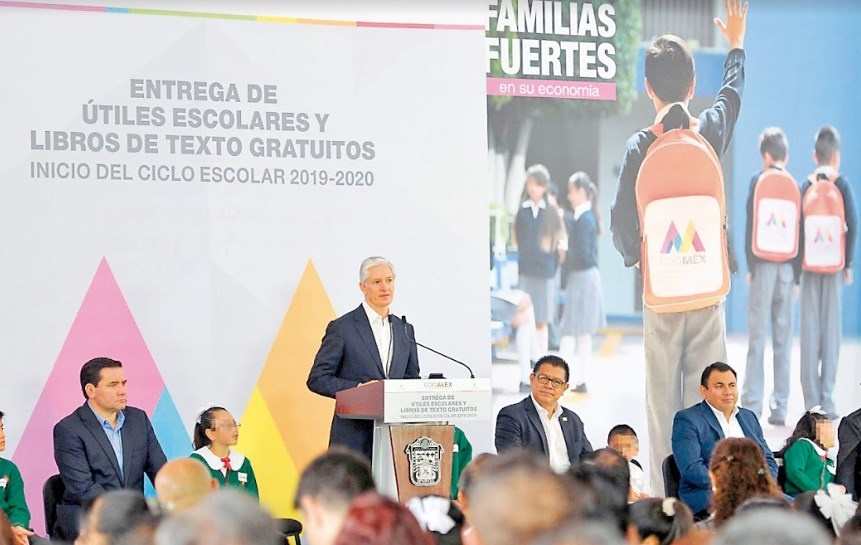 Edomex entrega material para rehabilitar escuelas