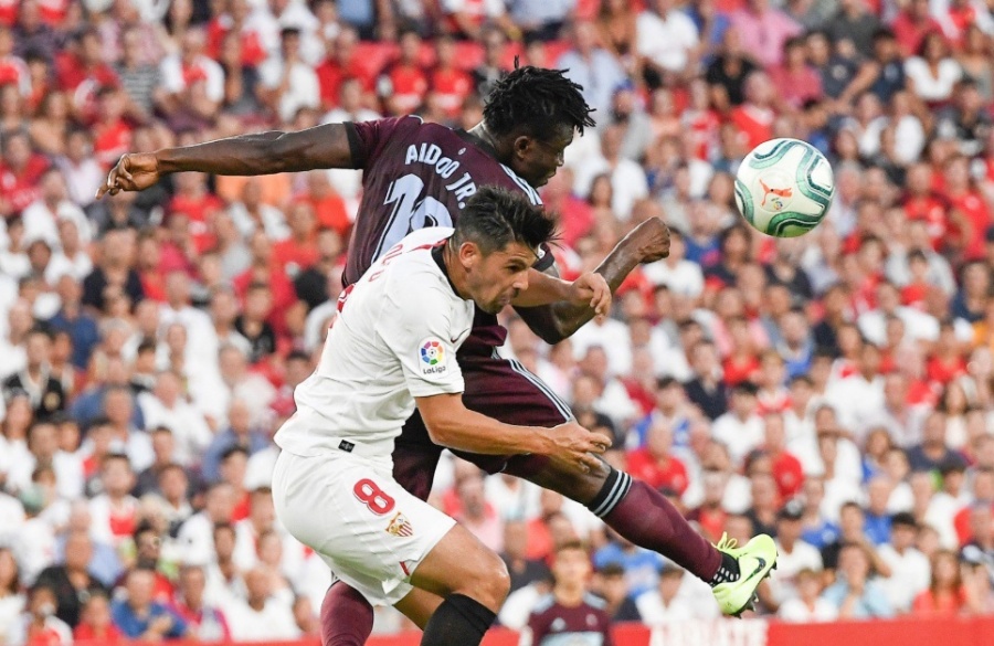 Celta de Vigo empata ante el Sevilla; Araujo cae lesionado