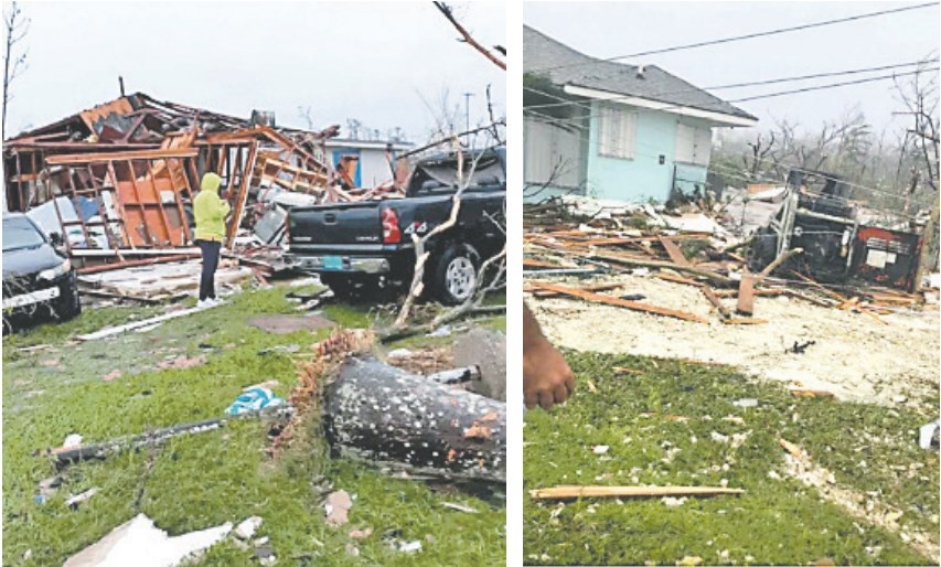 Dorian mata cinco personas y derriba casas en las Bahamas