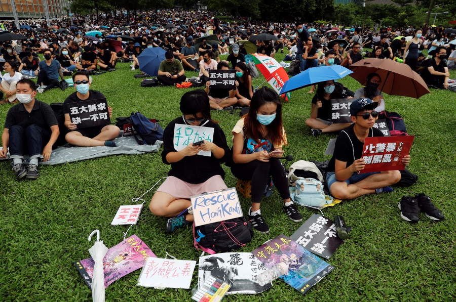 Continúan las protestas estudiantiles en Hong Kong