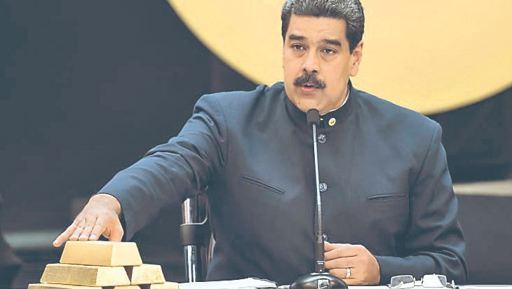 Cae 18.5% valor de oro que vende Maduro a Turquía, los Emiratos...