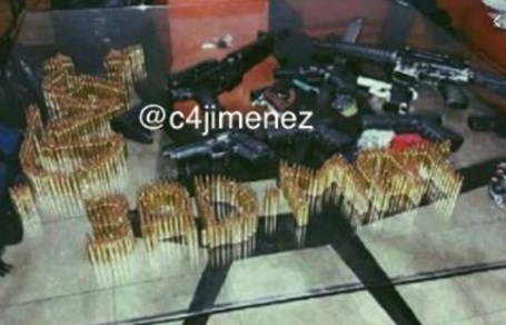 Decomisan armas de sicarios de Lenin Canchola