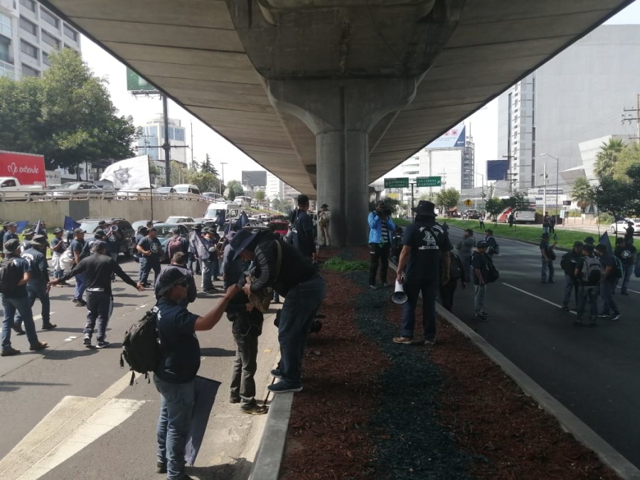 Policías Federales bloquean otra vez Periférico Sur