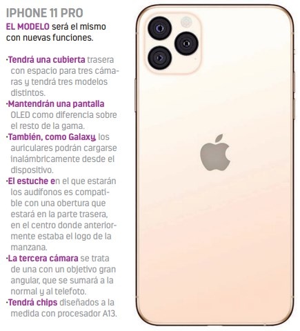 Apple apuesta por carga inalámbrica y 3 cámaras