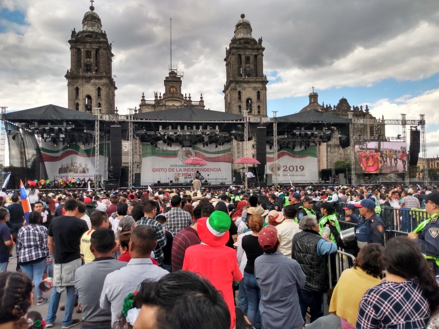 AMLO listo para dar el Grito de Independencia de México