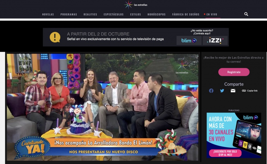 Tendrás que pagar por ver el canal 2 en internet