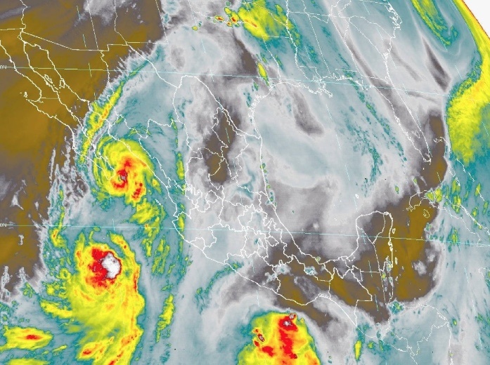Emiten alerta roja en Los Cabos por el huracán “Lorena”