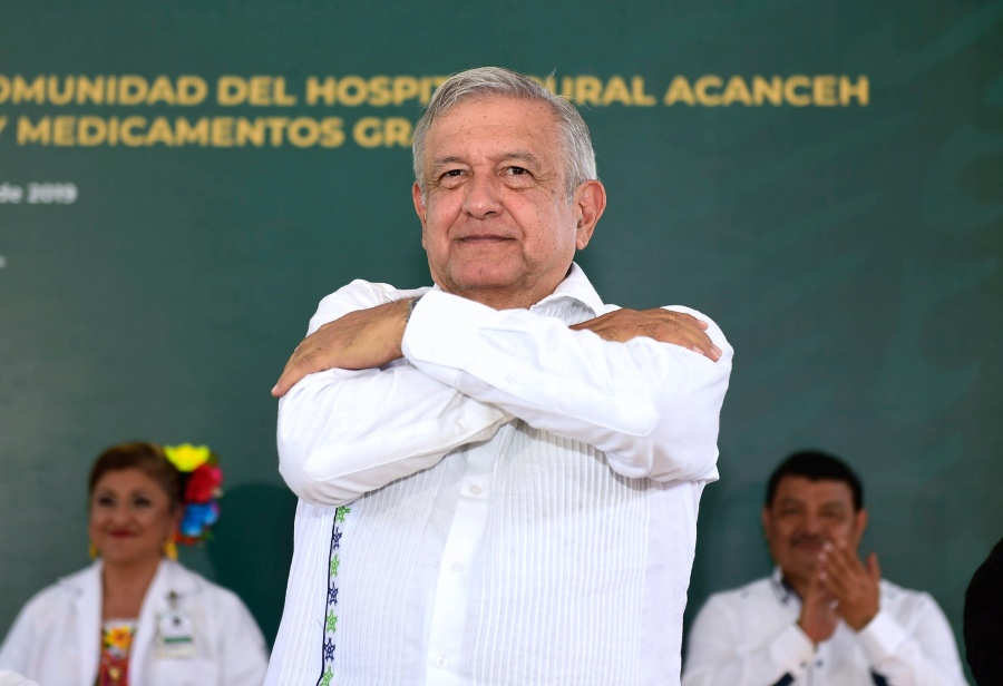 Destaca AMLO avance de Campeche en seguridad