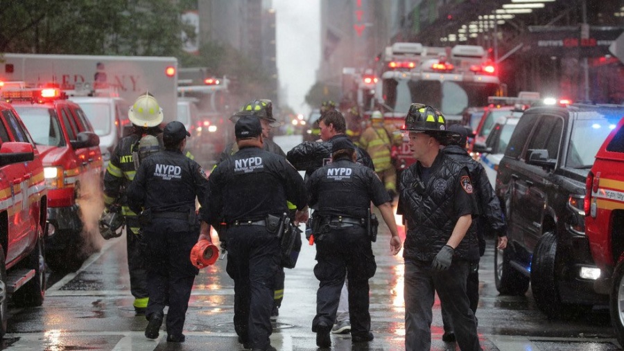 VIDEO: Rascacielos en Nueva York arde en llamas; hay tres heridos