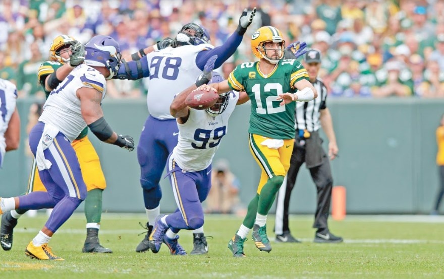 Green Bay con Aaron Rodgers expone invicto ante Filadelfia